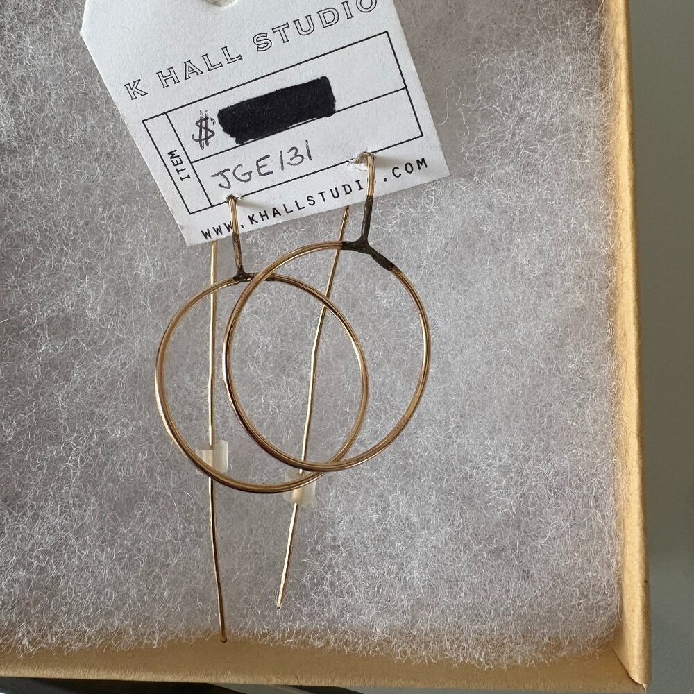 Gold Filled Contemporary Pierced Earrings
